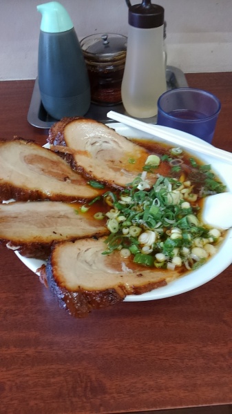 あぶり焼きチャーシューメンとジャンボ餃子「陽気軒」(群馬県高崎市)