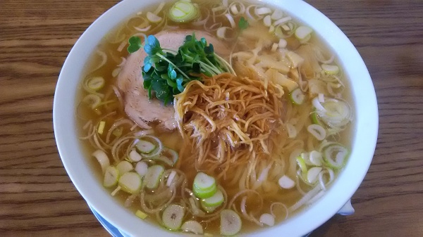 「醤油しょうがラーメン」手打ちラーメン 谷家（太田市）