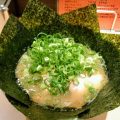 麺中盛り海苔増し九条葱大盛り（宇都宮・元町家）